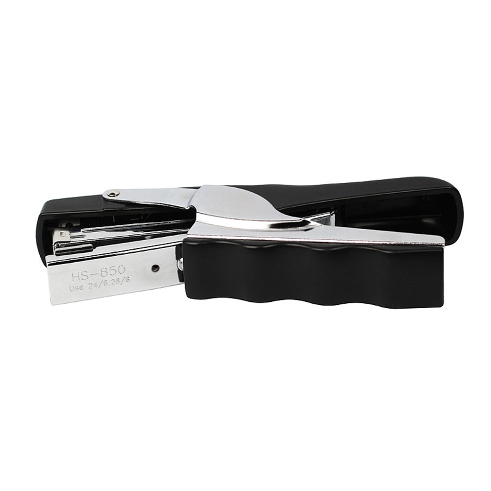 Stapler Heavy Duty - Степлер-плоскогубцы с ручным захватом, черный металлический