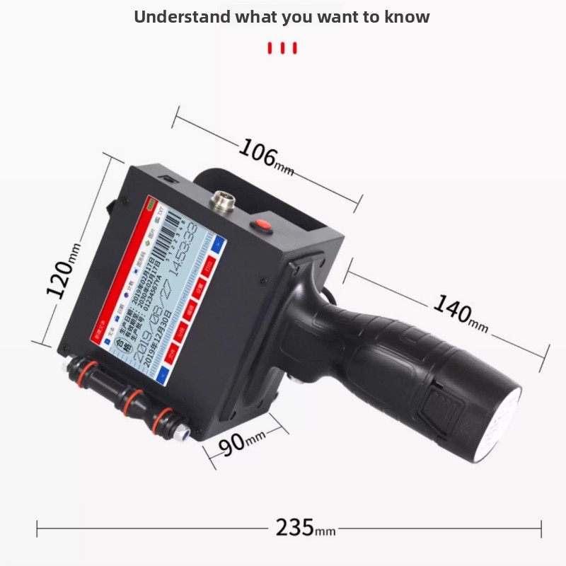 Интеллектуальный цифровой ручн – обзор и цена Barcode Printer