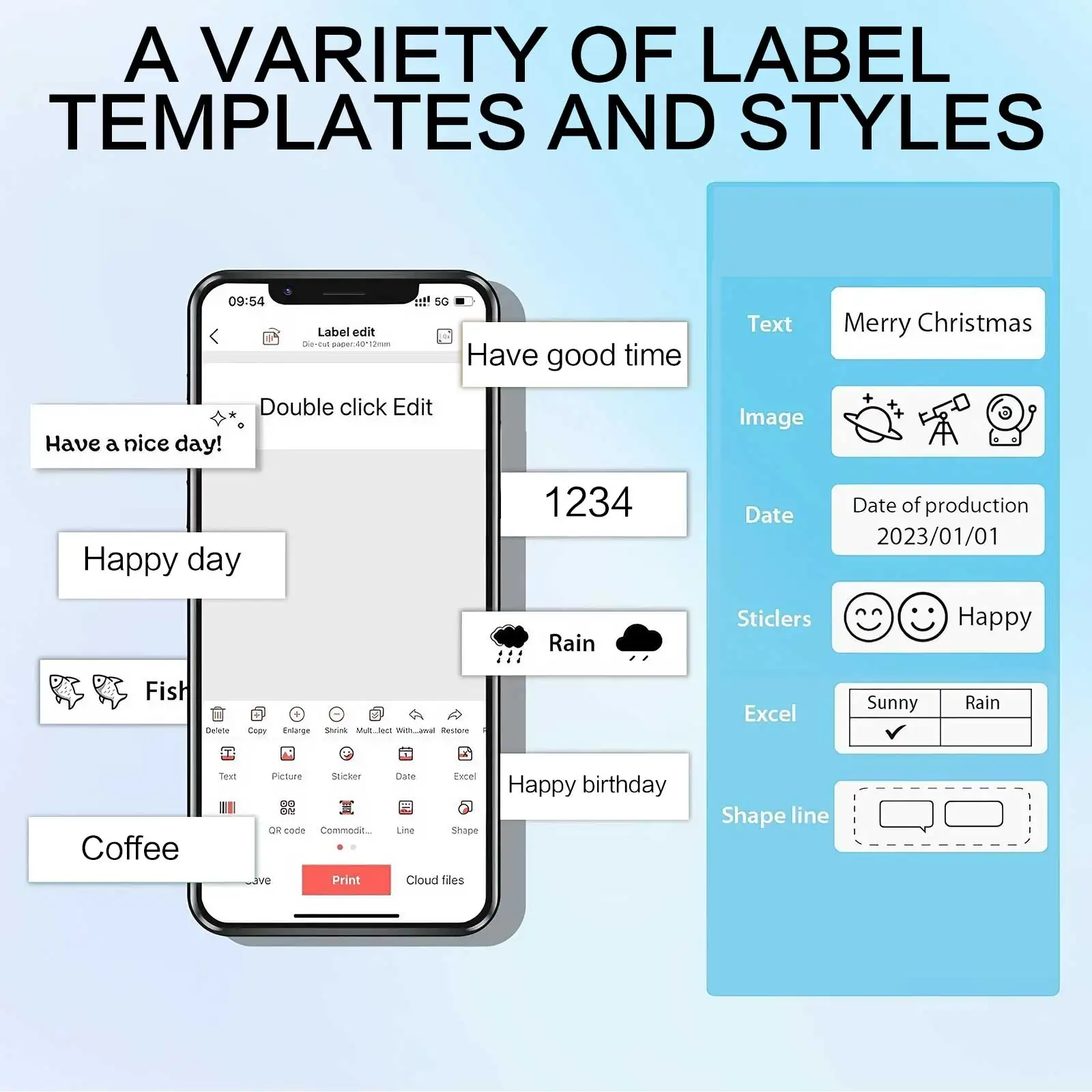 Портативный беспроводной термо – обзор и цена Barcode Printer