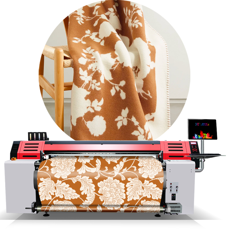 Промышленный струйный принтер  – обзор и цена Commercial Fabric Printing Machine
