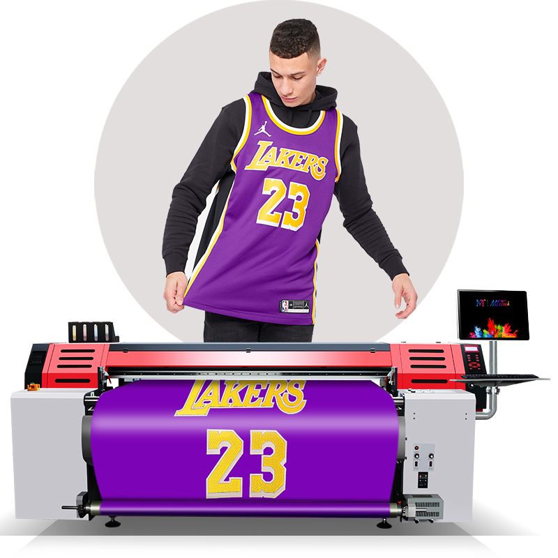 Промышленный струйный принтер  – обзор и цена Commercial Fabric Printing Machine